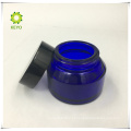 As embalagens 1oz 30ml Cosmetic compõem a fundação de creme vazia líquida azul do frasco de vidro